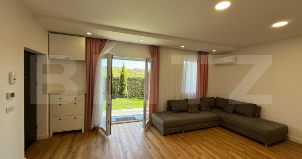 Apartament modern, cu 2 camere, 50 mp, gradina, zona Campus