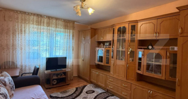 Apartament 2 camere, decomandat, 40 mp, parter, mobilat și