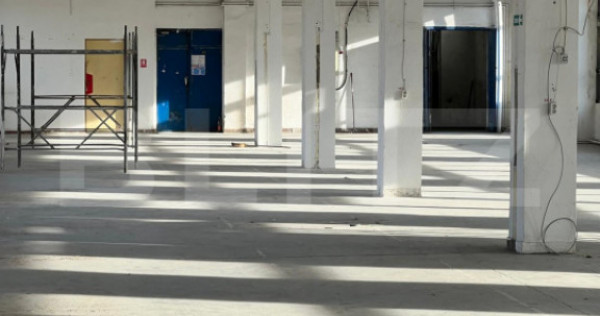 Hala open space, 614 mp, lift de marfa, zona Piata 1 MAI