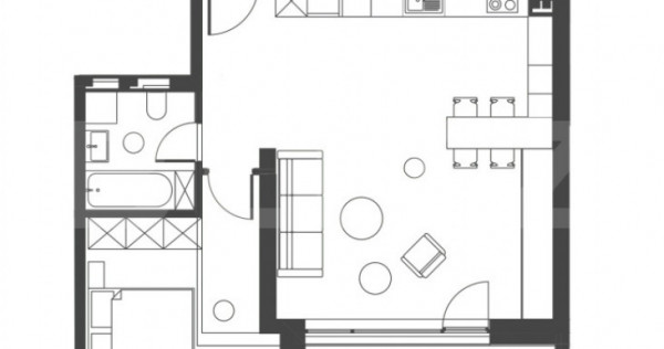 Comision 0 ! Somesului 15, Apartament 2 camere, Semicentral,