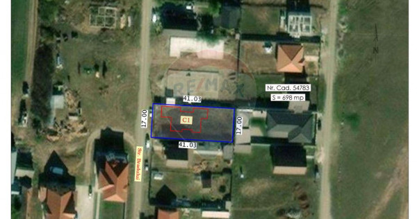 De v&acirc;nzare teren intravilan cu fundație și proiect de ...