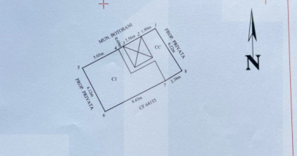 Spatiu comercial 40 mp utili | Teren Proprietate 65 mp | Zon