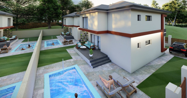 Complex 6 case P+1 în Berceni – 340 mp teren | Moderne și bine compart