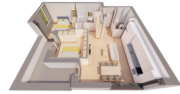 De vanzare PENTHOUSE într-un bloc nou marca ARED Comisio...