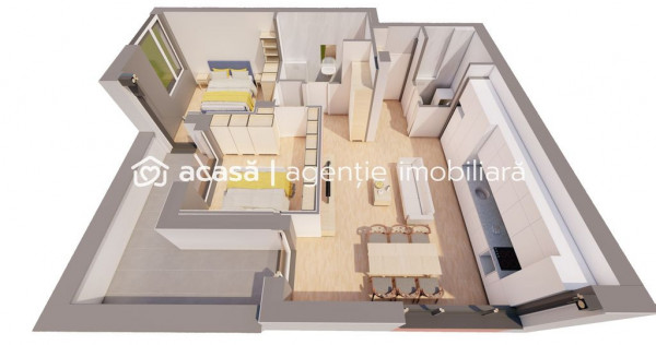 De vanzare PENTHOUSE &icirc;ntr-un bloc nou marca ARED Comisio...