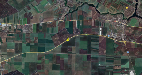 Teren de Branesti, deschidere la A2, 9000 mp