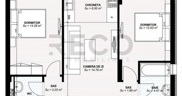 RECO Apartament 3 camere Ultracentral in Oradea