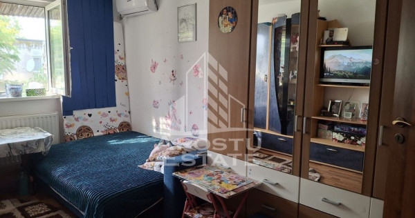 Garsoniera in zona Buziasului, 20 mp, bloc izolat