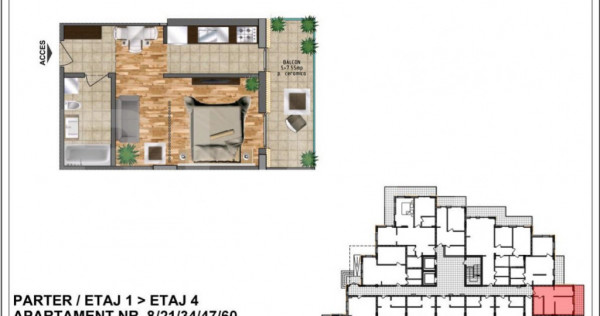 Garsoniera de vânzare – bloc nou, zona Aurel Vlaicu 30 m