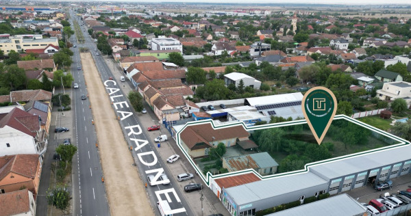 Teren pentru expunere comerciala de 2080 mp cu FS de 32 ml, Micalaca