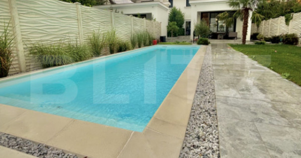 Vila de Lux cu piscina, 6 camere, Dumbravita