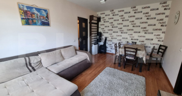 Apartament 3 Camere, 60 mp, Semidecomandat, zona Podu Ros