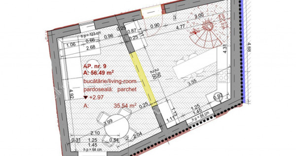 Apartament la cheie cu 2 camere constructie noua zona Centru