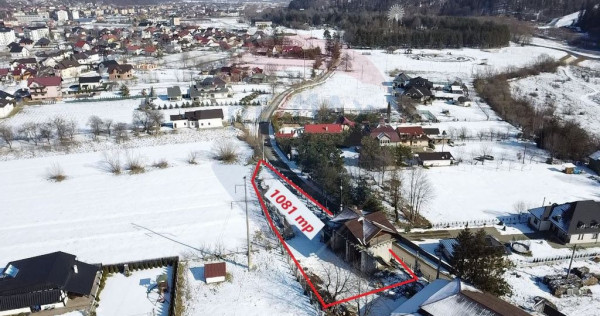 Teren intravilan 1081 mp + construcție 230 mp – Gura H...