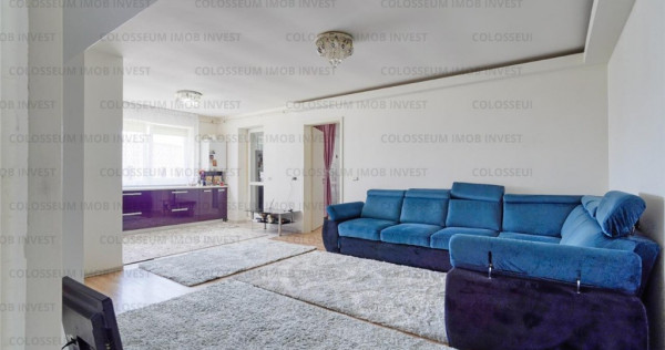 Apartament 3 camere | 2 băi | Mobilat utilat | zona Vlahuță