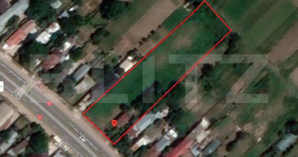 Inchiriez teren la strada principala DN7- Tartasesti, Dambov