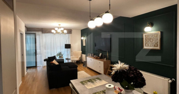 Apartament cu 3 camere + terasă 50 mp + garaj, modern, fini