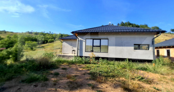 Casa pe un nivel, cu teren 2997 mp, panorama superba,Suceagu