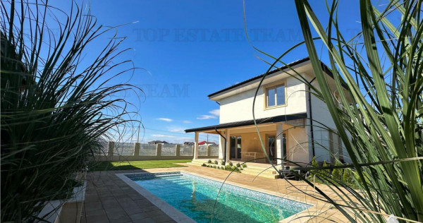 Vila lux 5 camere cu piscina in Dragomiresti-Vale