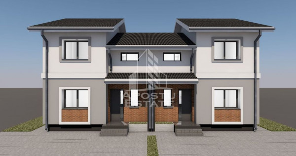 Jumatate de duplex,4 camere si 2 bai,Giarmata la stadiul ...