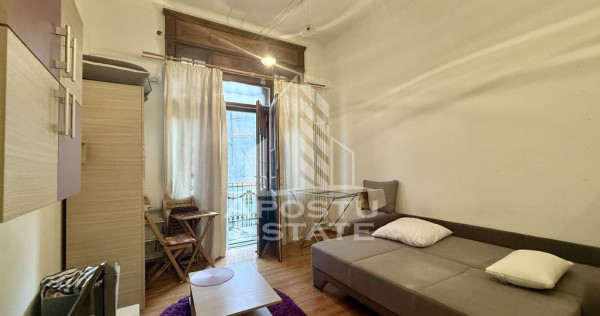 Apartament o camera, 30mp, balcon deschis, Ultracentral