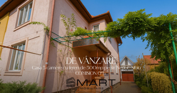 Casa 5 camere + 500mp teren str. Negoi