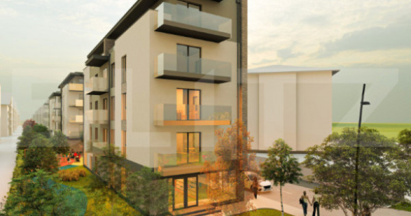 Apartament 2 camere, 42.24 mp finisat nou etaj intermediar,