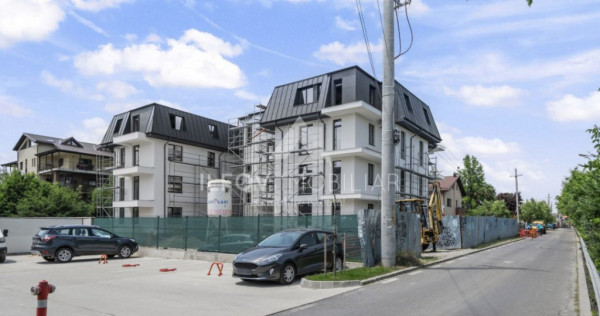 Apartamente cu 2 camere cu terasa, lift, langa parc 1 Mai