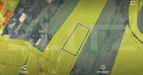 Teren intravilan, 900mp, Amati