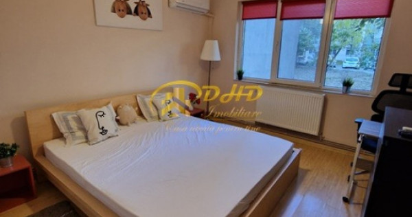 Ap. 2 camere, mobilat și utilat, parcare, centrală, AC