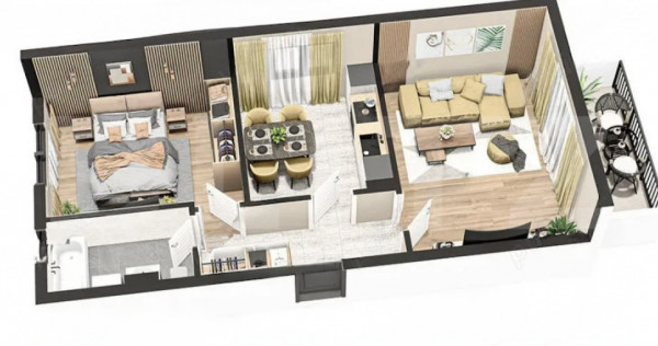 Apartament cu 2 camere, decomandat &icirc;n S&acirc;npetru Residence