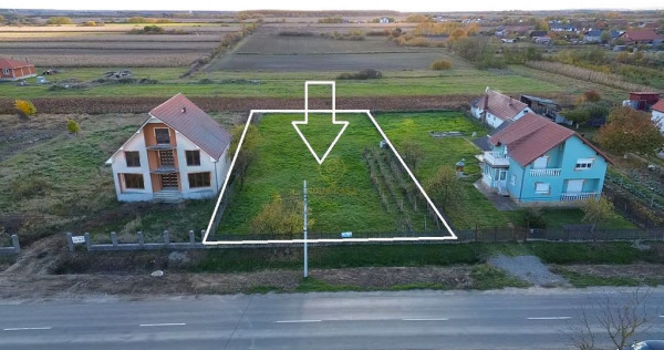 Teren Intravilan la Strada Principala 7km de Satu Mare