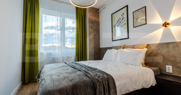 Apartament 2 camere, 41 mp, terasa 10 mp, garaj, zona Terra