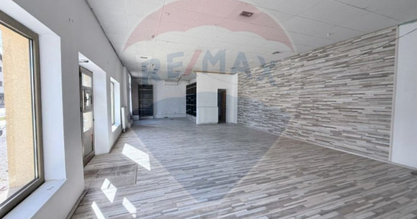 Spațiu comercial 110 mp-Inchiriere- vizibilitate excelentă