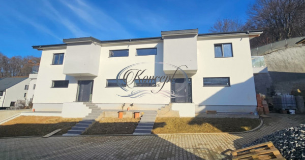 Duplex finisat, cu panouri si pompa de caldura, Floresti-Tau