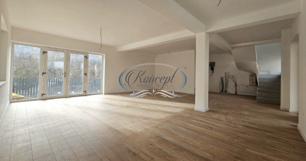 Duplex finisat, cu panouri si pompa de caldura, Floresti-Tau