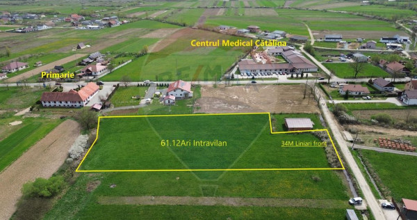 Teren de vanzare langa Primărie Coltau