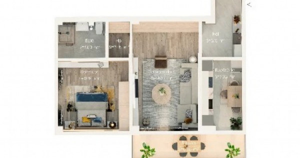 Comision 0- Apartament 2 camere decomandate Valea Lupului