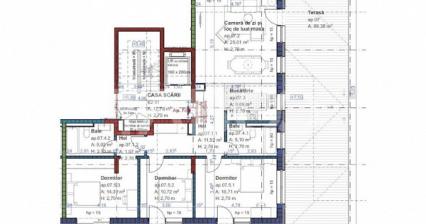 De vanzare penthouse cu terasa de 90 mp semicentral zona Par