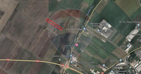 Teren extravilan arabil, 9650 mp, Cristian