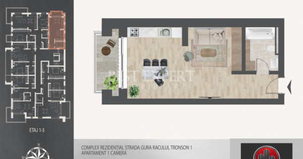 Garsoniera Ideal Investitie -7 minute metrou N.Teclu