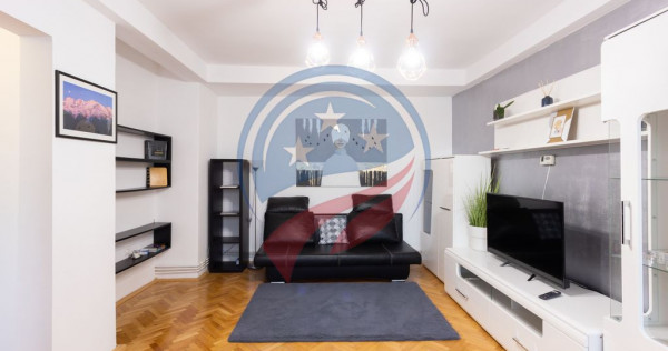 Apartament cu 2 camere ultracentral de inchiriat pe terme...