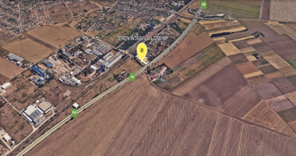 Fundulea Autostrada A2 – Teren intravilan 3200 mp