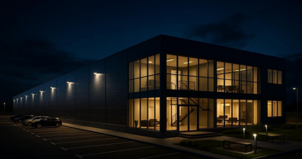 Spatii industriale si birouri 8600 mp in Popesti-Leordeni