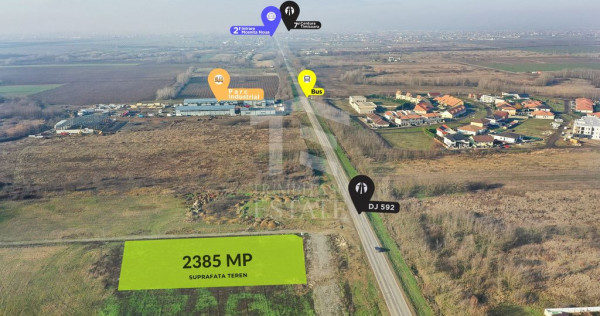 Vanzare | Teren industrial | 2385 MP | Apa Curent Canal |...