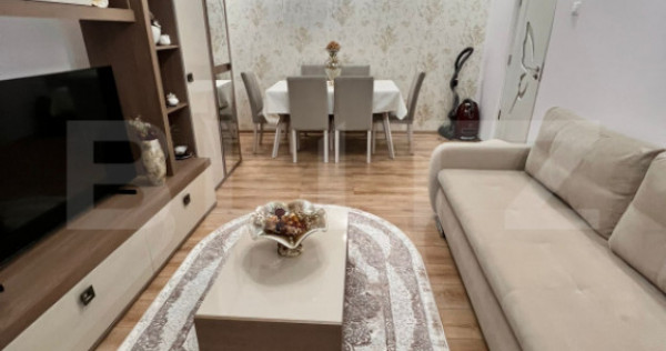 Apartament 4 camere mobilat si utilat-zona buna