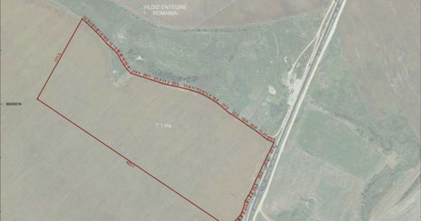 Teren intravilan 71.000 mp de v&acirc;nzare &ndash; Oarja, Argeș | A