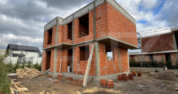 Casa moderna la roșu , 114.95 mp utili, 324 mp teren - Bur