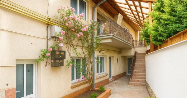 Apartament in vila,3 camere,90 mp utili,zona de case,acces s