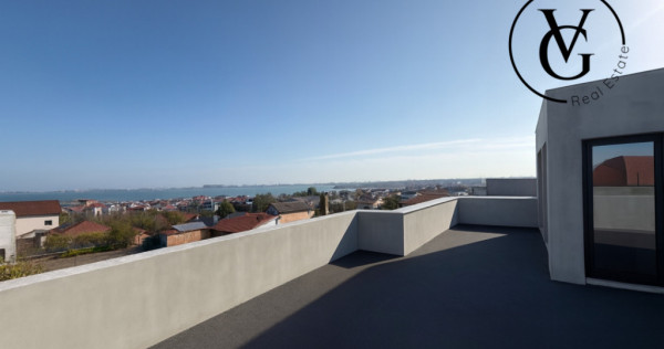 Vila modernă - finisată -terasă circulabila vedere lac ș